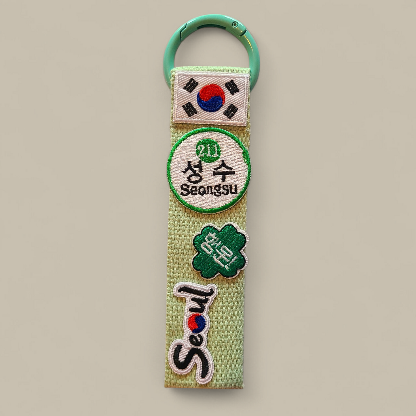 Seoul Subway station Keychain Charm
