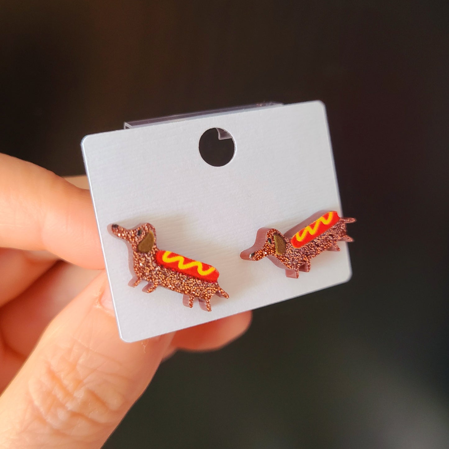 Dachshund Sausege Dog Earrings