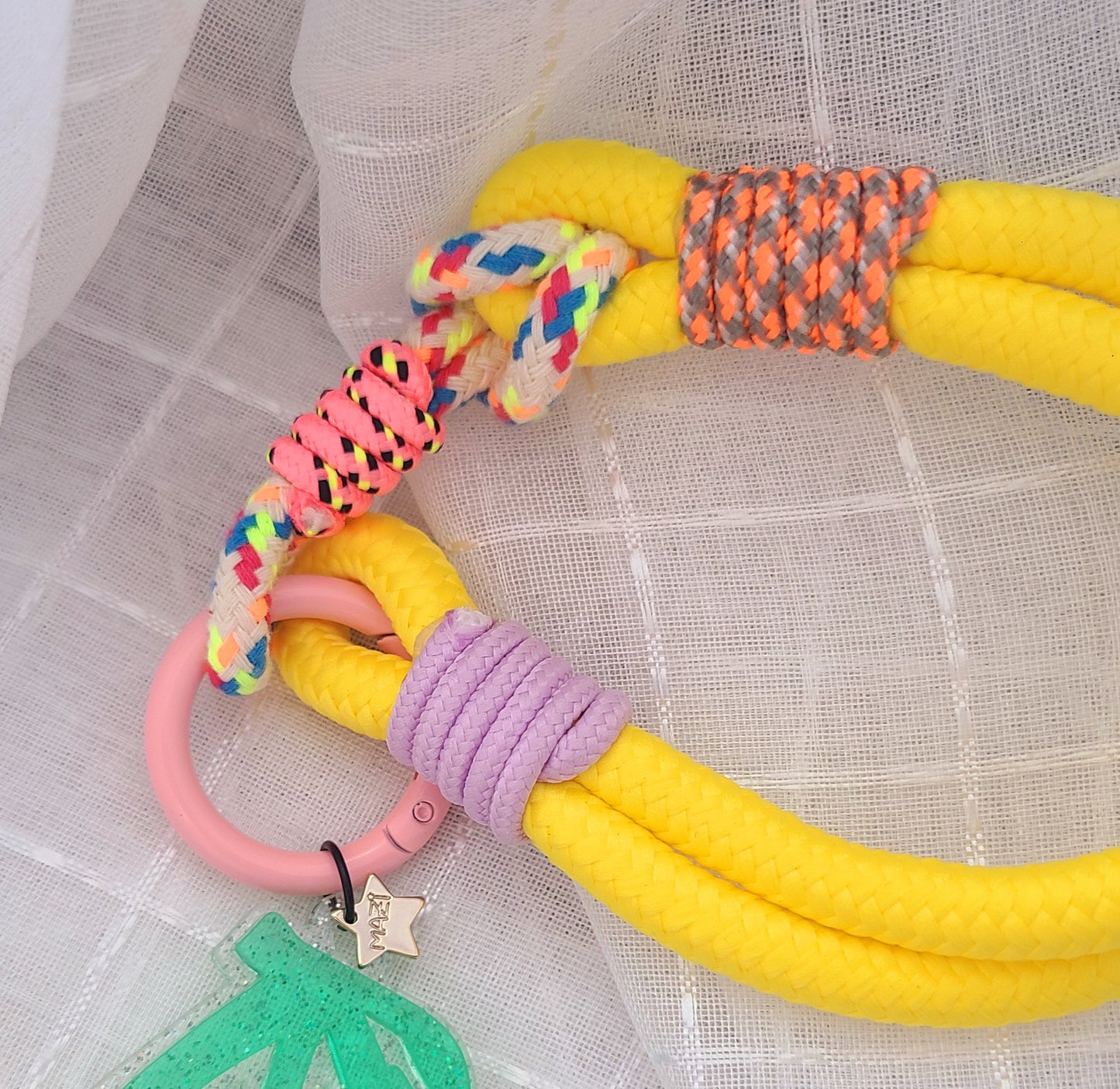 Cherry With Rope Charm Korean Keychain