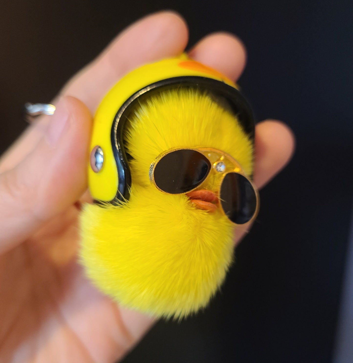 Mini Pilot Duck Keychain