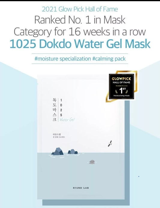 1025 Dokdo Moisturizing Water Gel Mask 30 ml X 1 Sheet