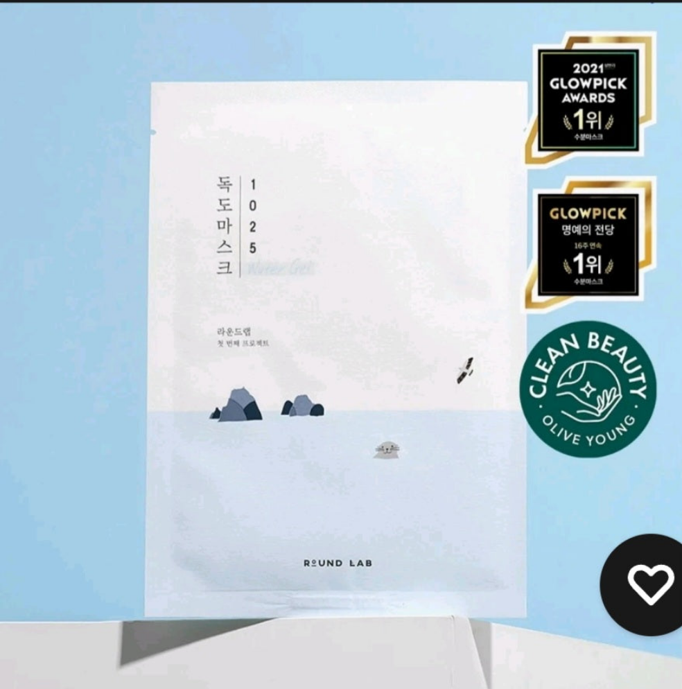 1025 Dokdo Moisturizing Water Gel Mask 30 ml X 1 Sheet
