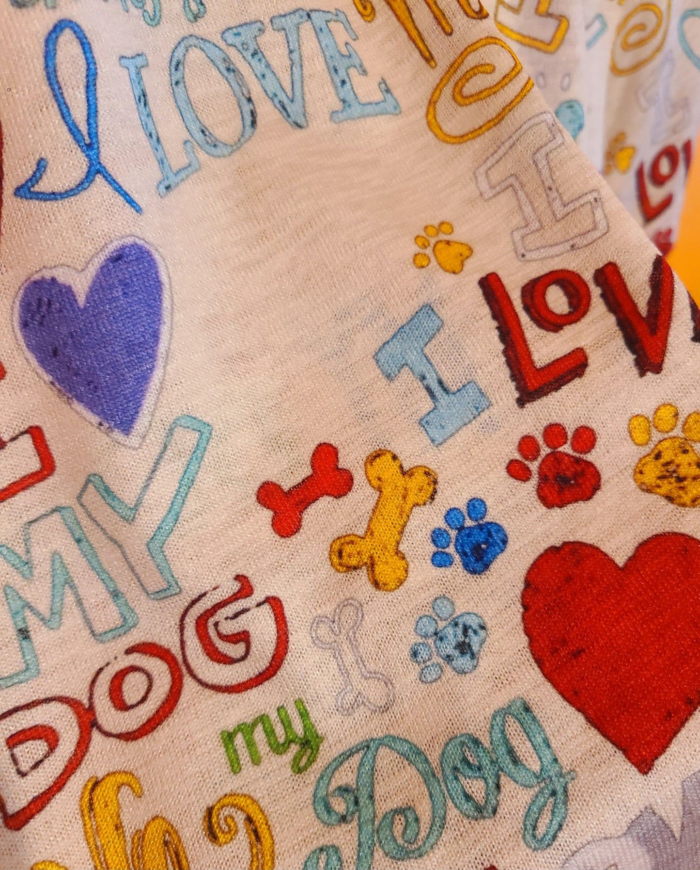I Love My Dog Crop top