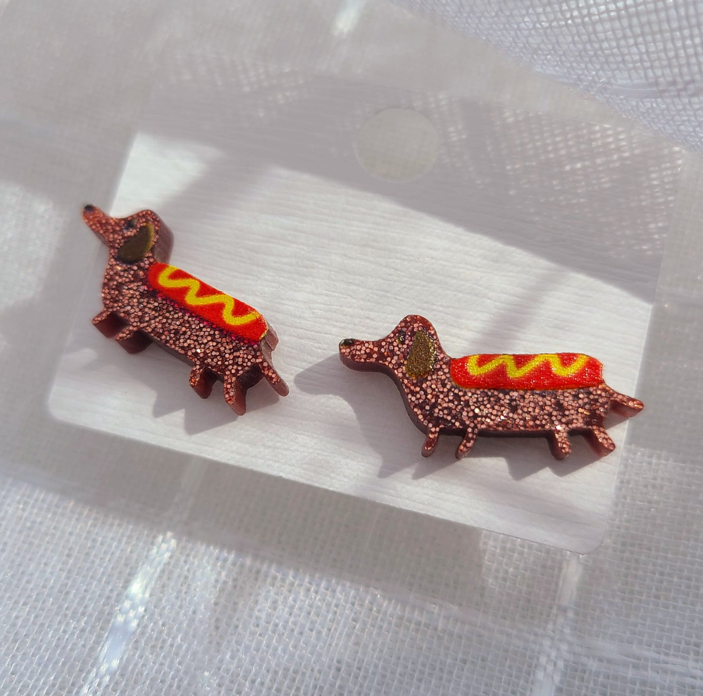 Dachshund Sausege Dog Earrings