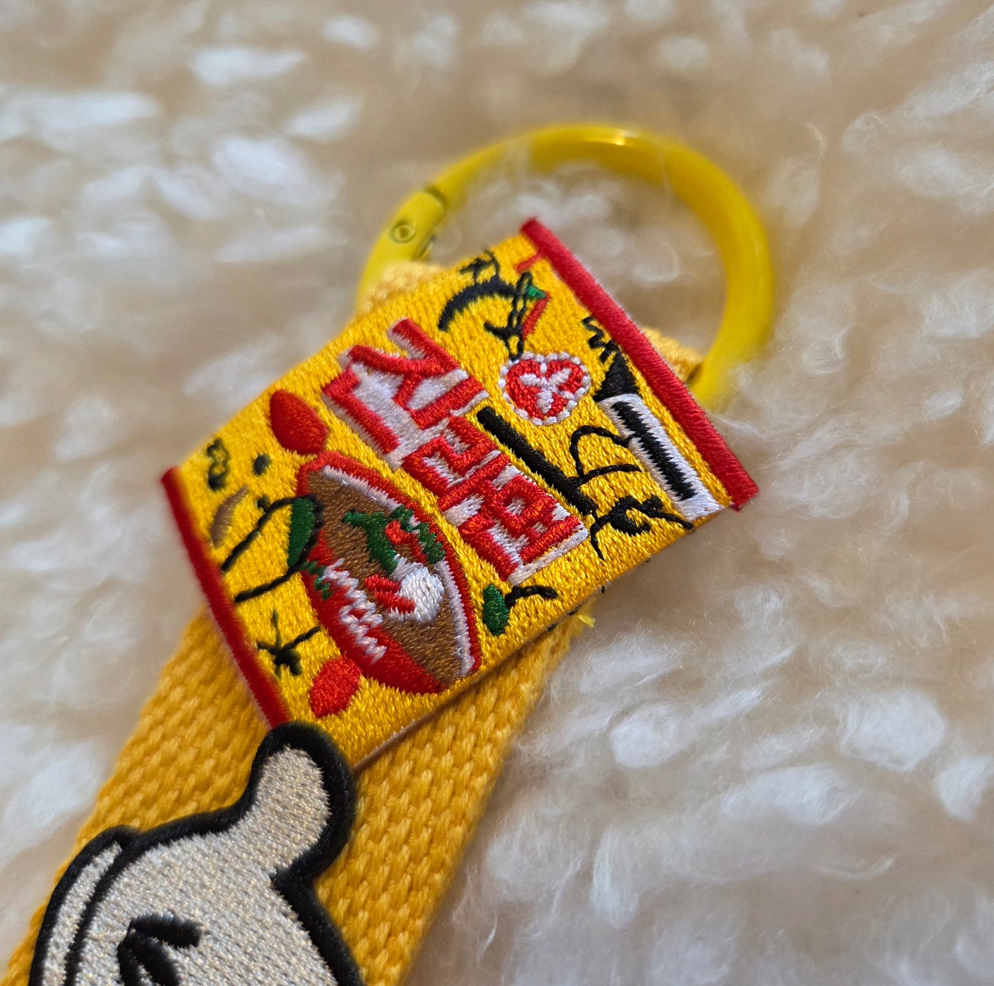 Korean Noodle Ramyun Keychain, Charm