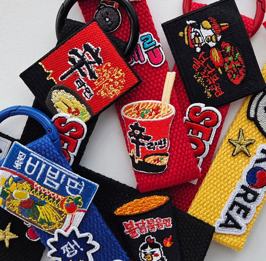 Korean Noodle Ramyun Keychain, Charm