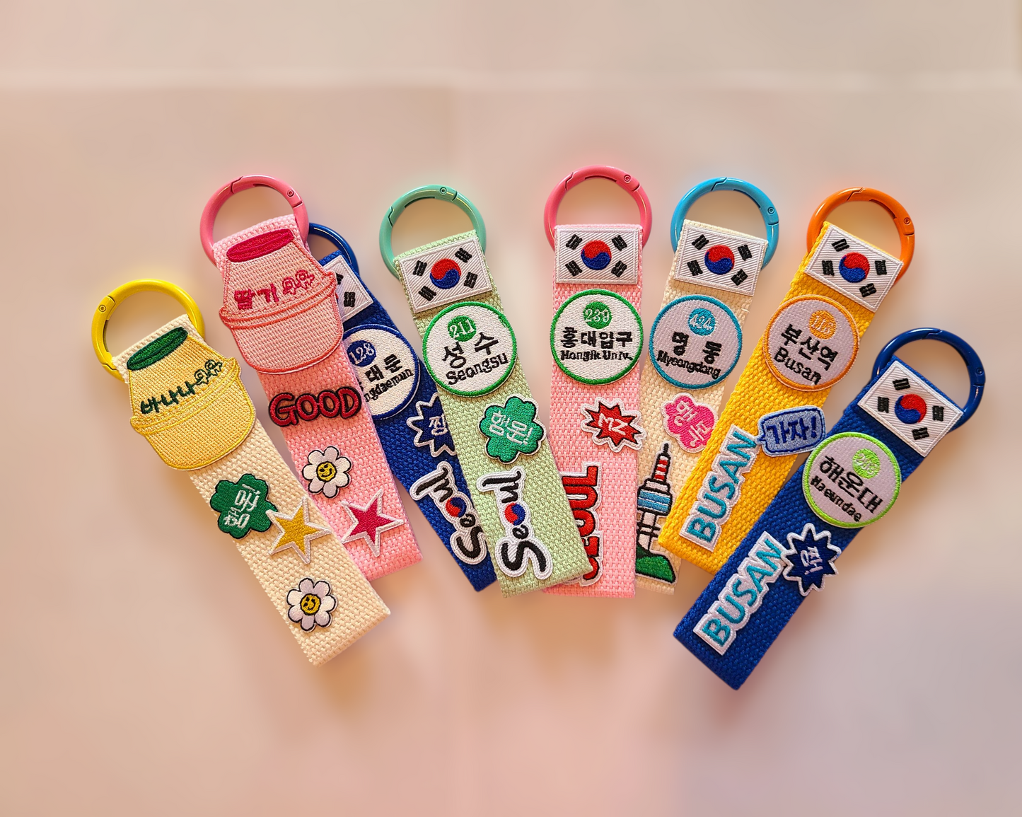 Busan Subway Stations Keychain Charm