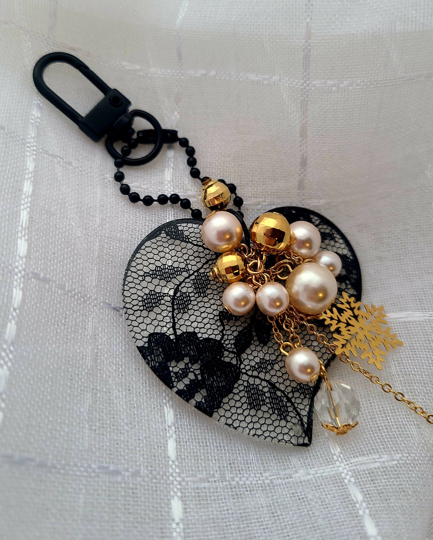Heart Keychain, Bag Charm