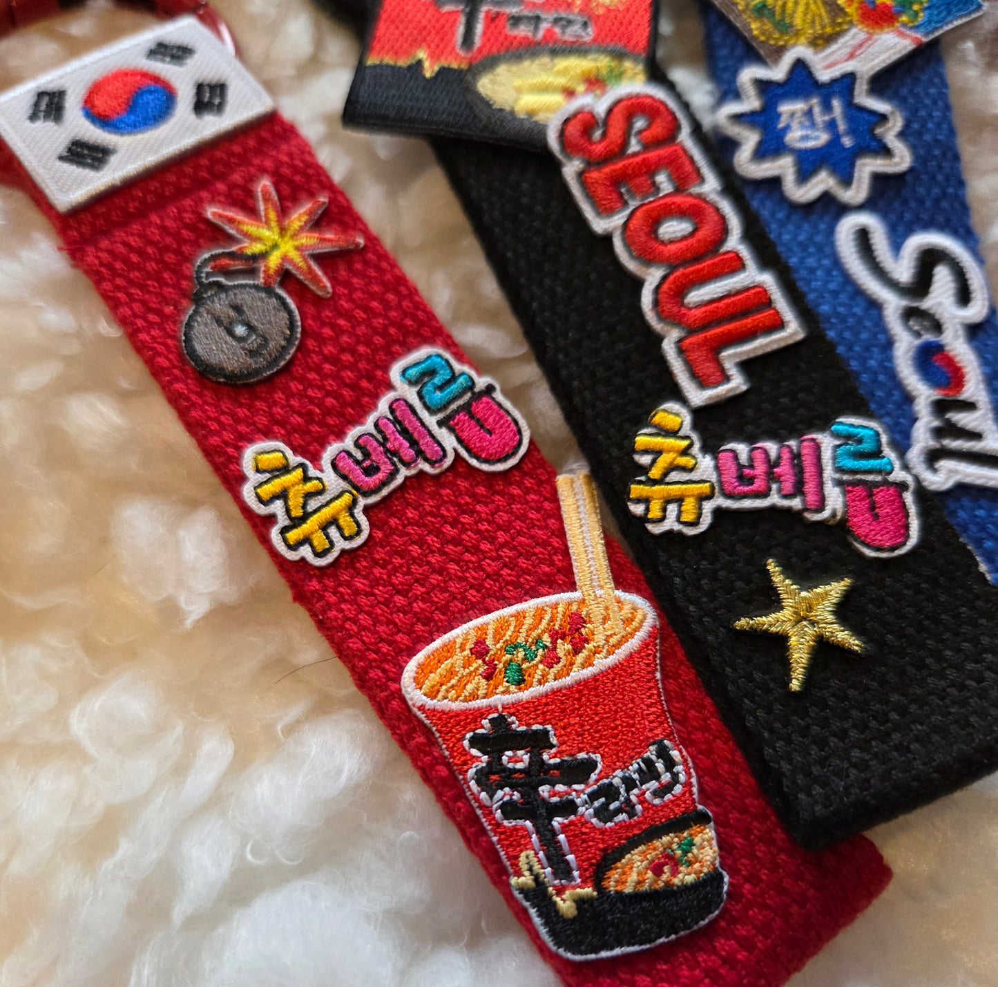 Korean Noodle Ramyun Keychain, Charm
