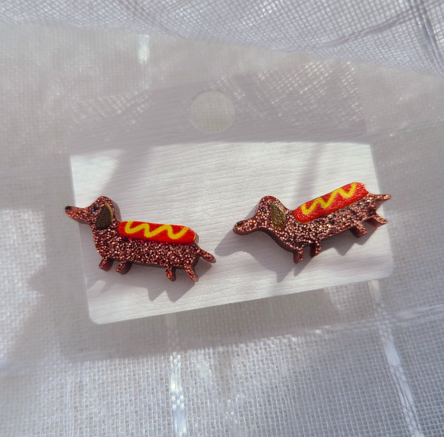 Dachshund Sausege Dog Earrings