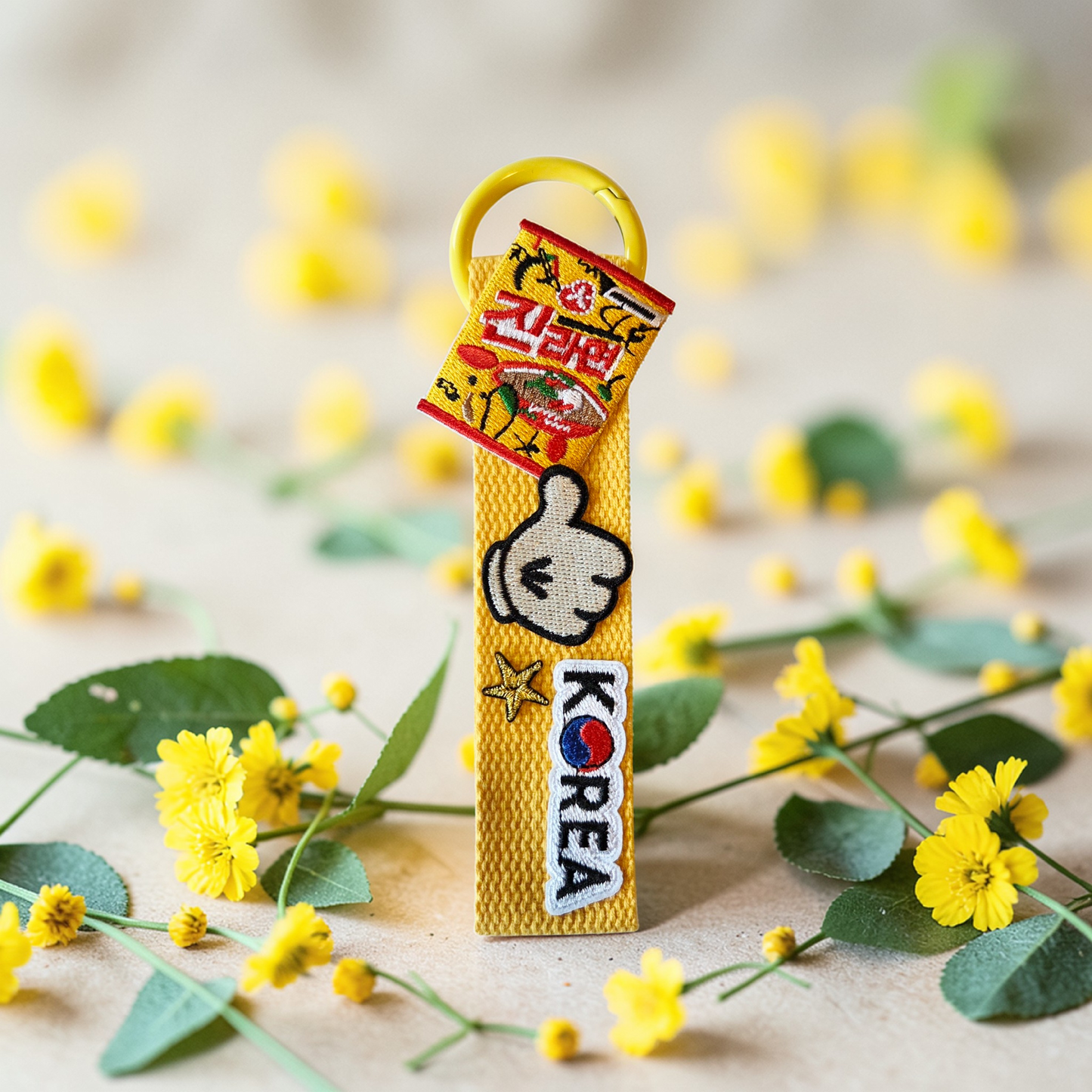 Korean Noodle Ramyun Keychain, Charm