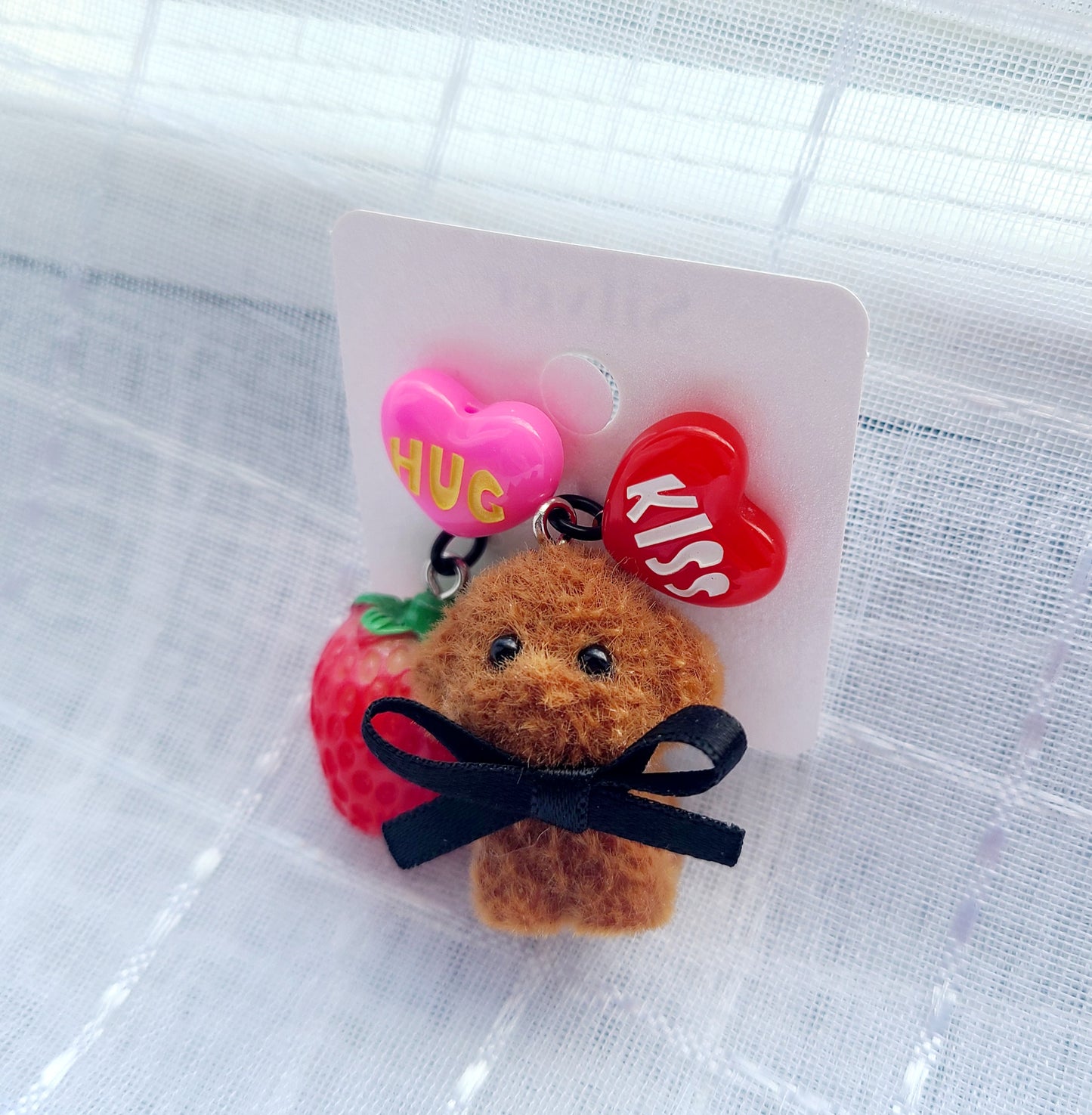 Puppy and Strawberry Earrings