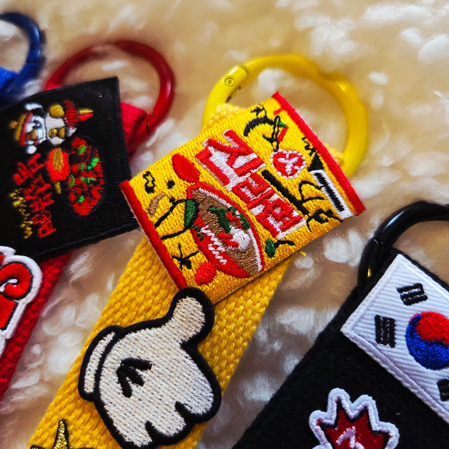 Korean Noodle Ramyun Keychain, Charm
