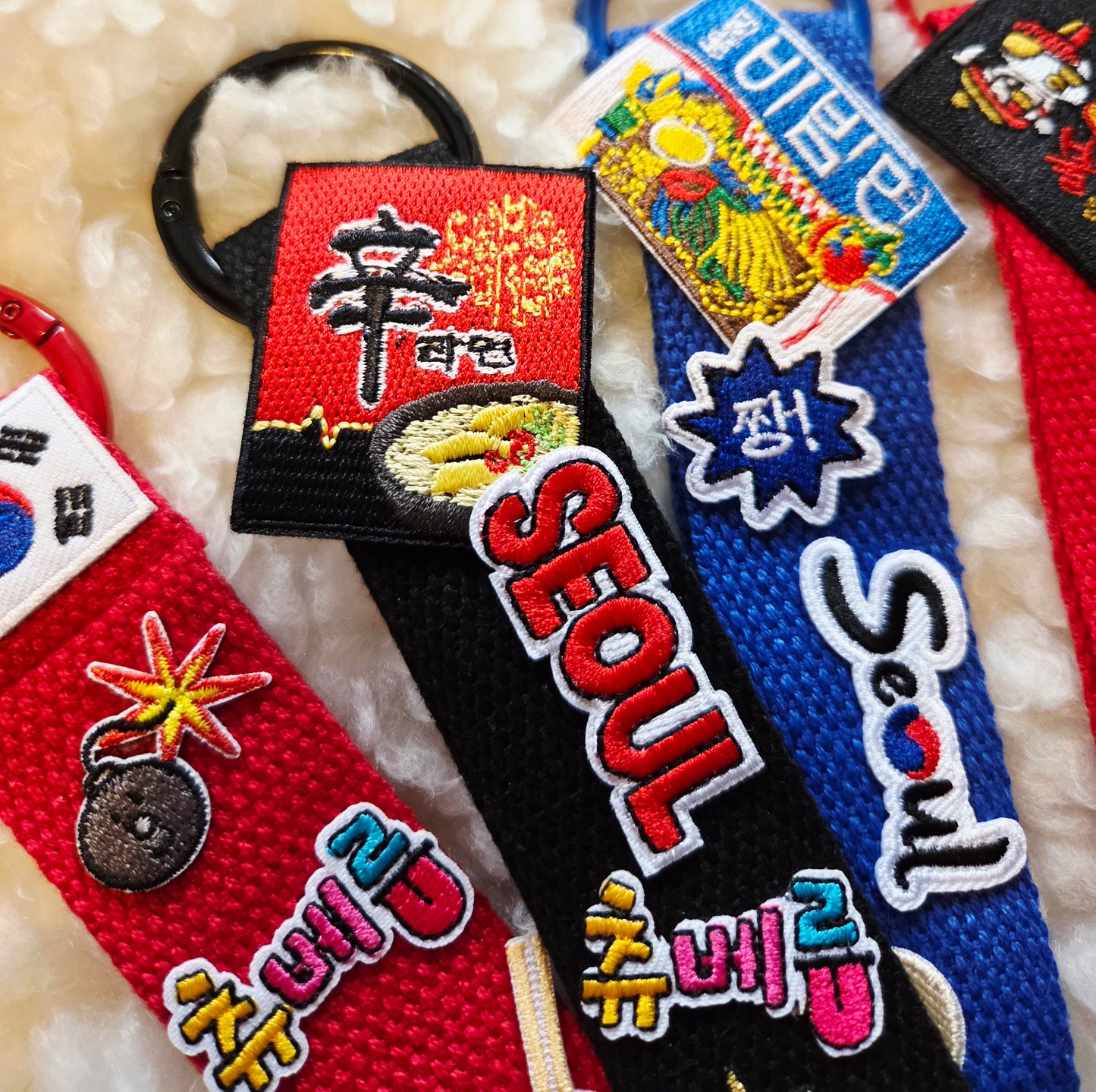 Korean Noodle Ramyun Keychain, Charm