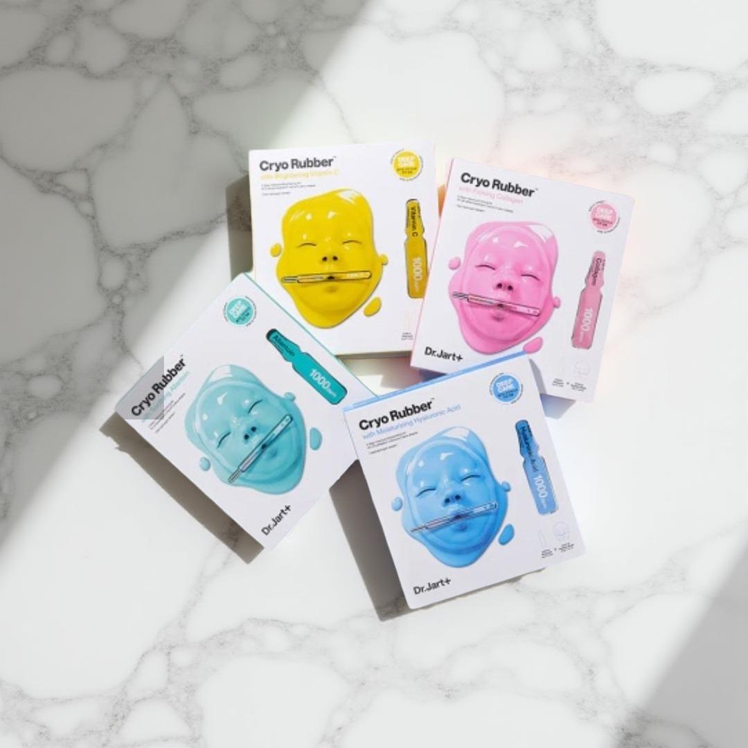 Cryo Rubber™ Face Mask with Hyaluronic Acid X 1 sheet blue
