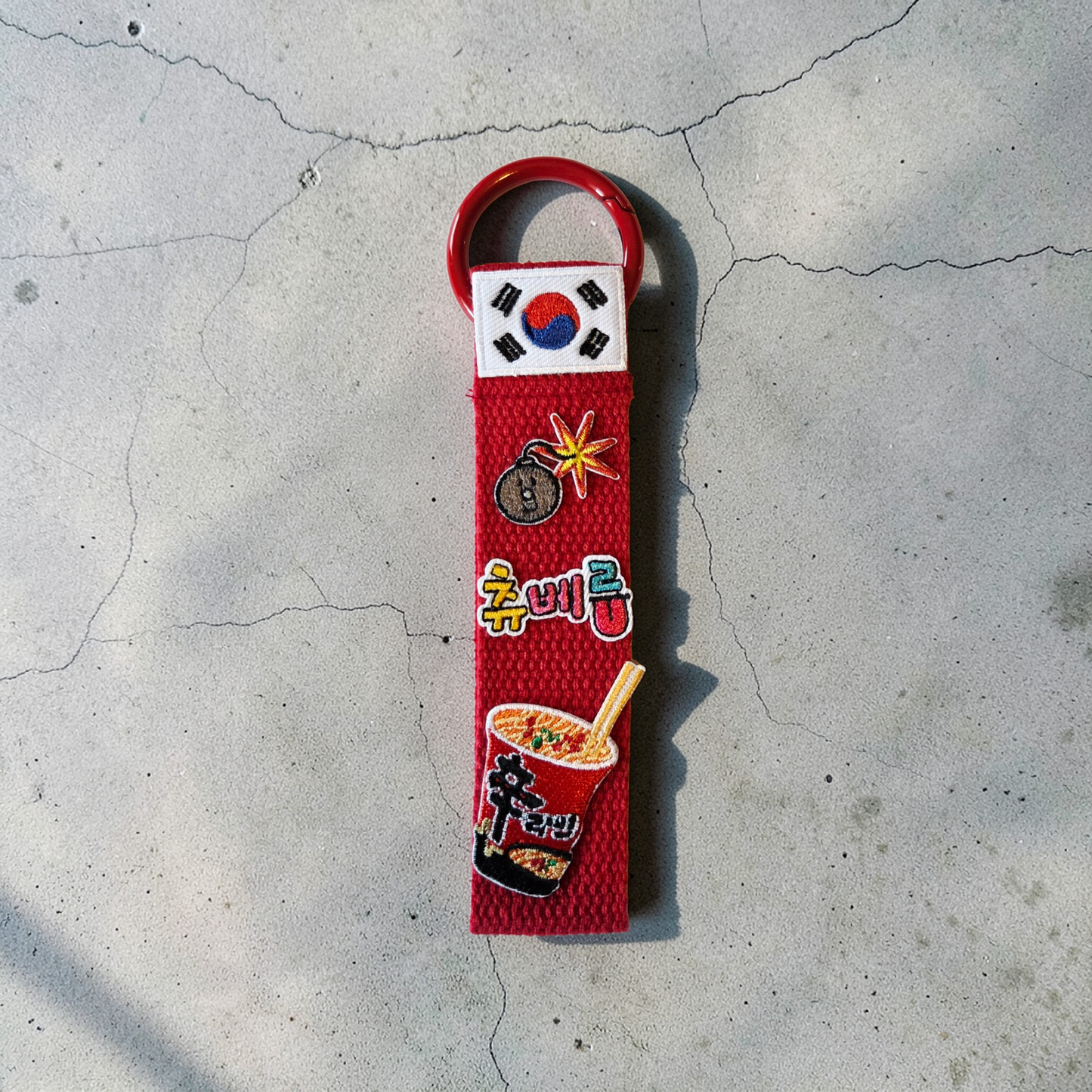 Korean Noodle Ramyun Keychain, Charm