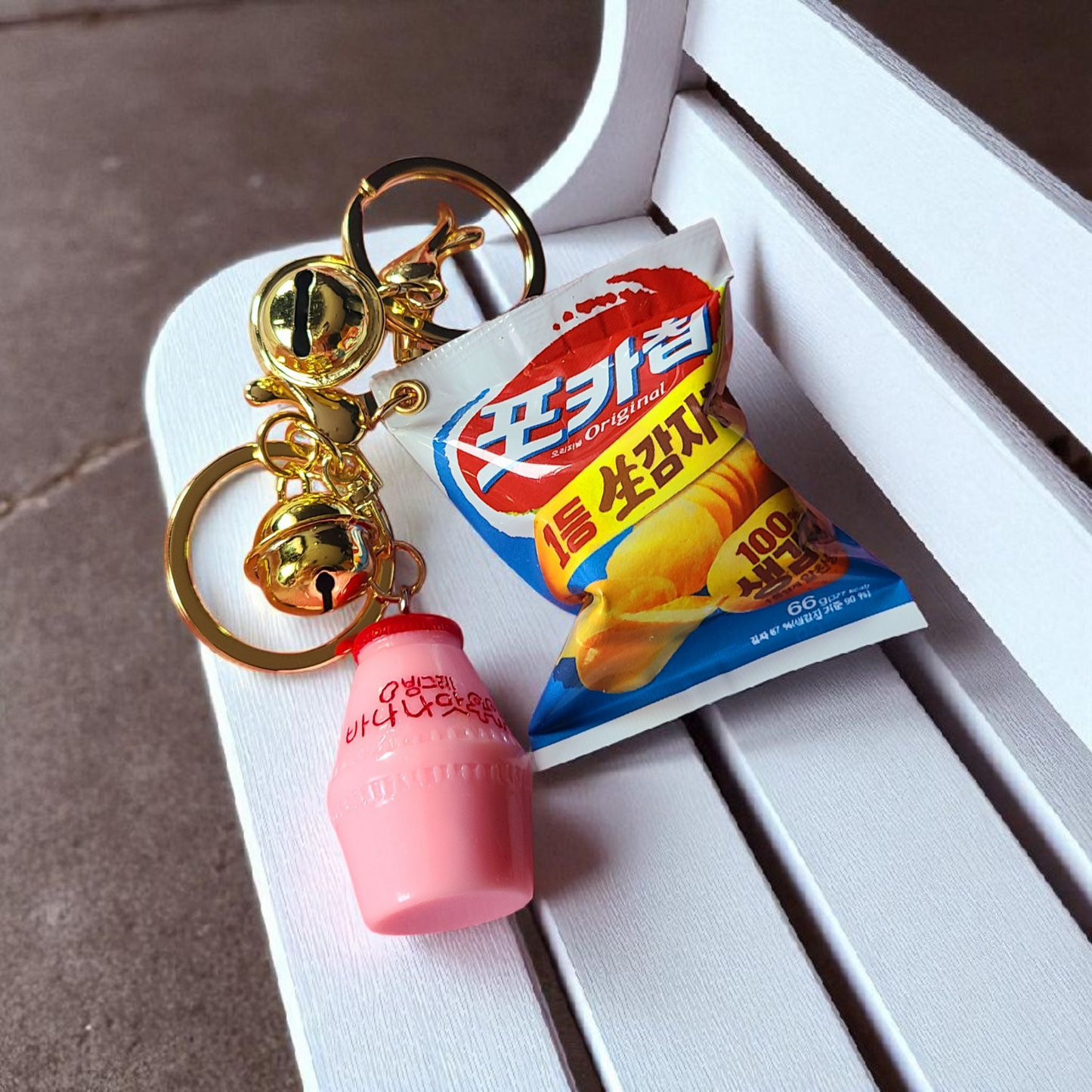 Korean snack key chain Charm for bag