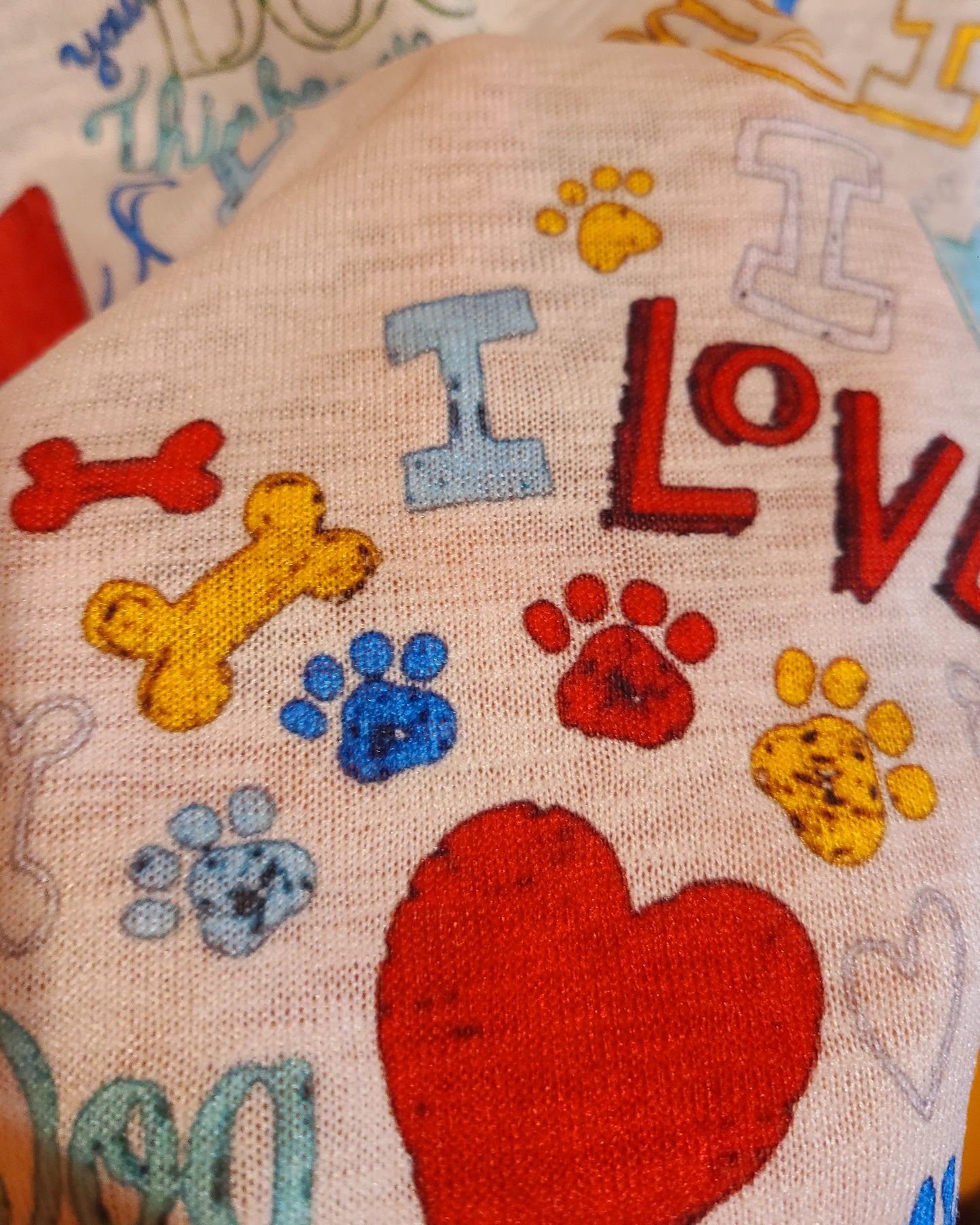 I Love My Dog Crop top