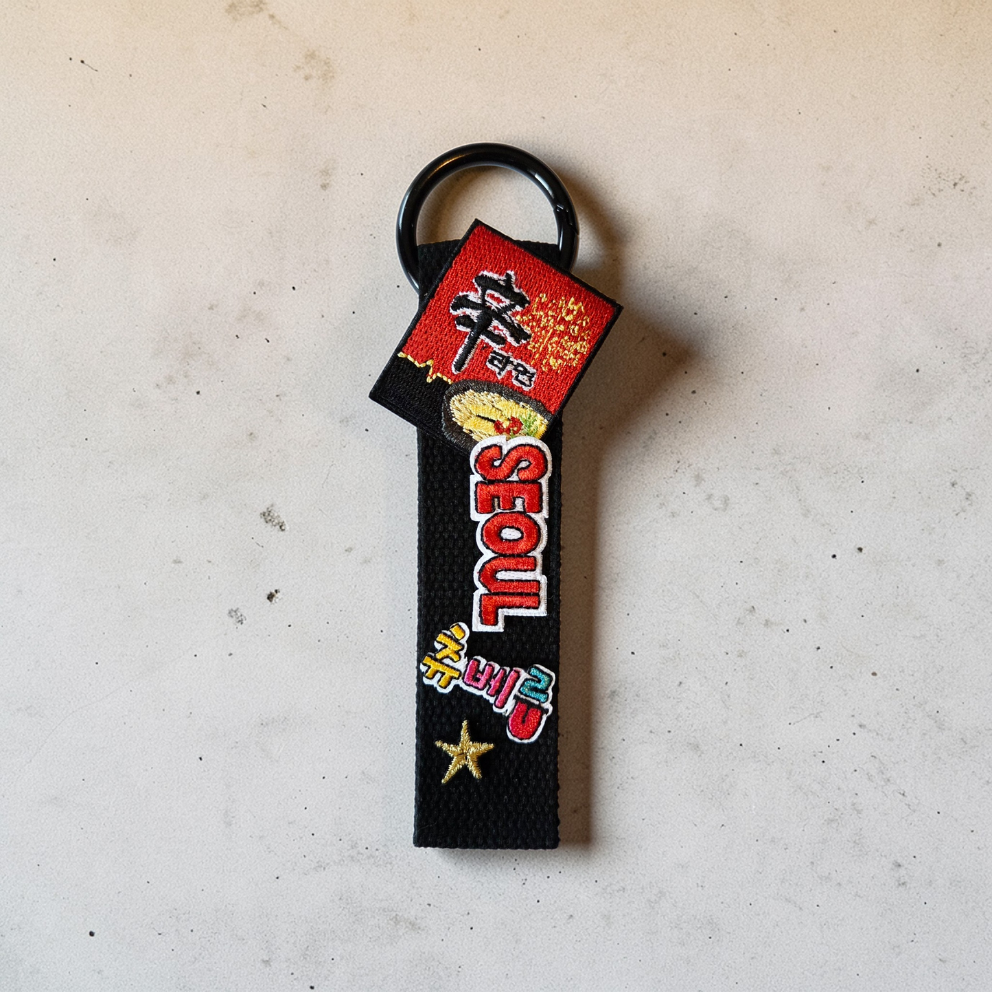Korean Noodle Ramyun Keychain, Charm