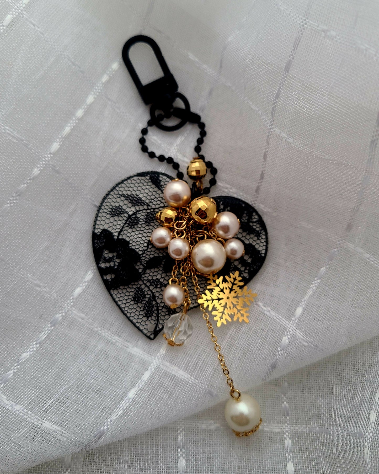 Heart Keychain, Bag Charm