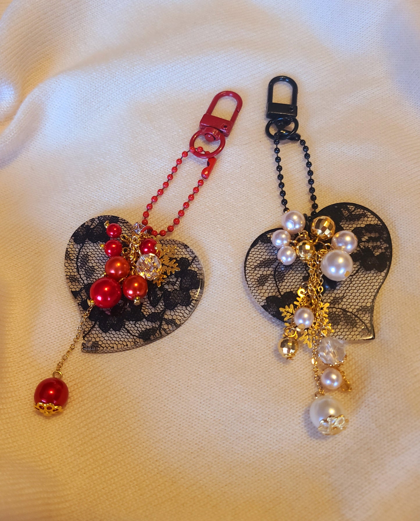 Heart Keychain, Bag Charm