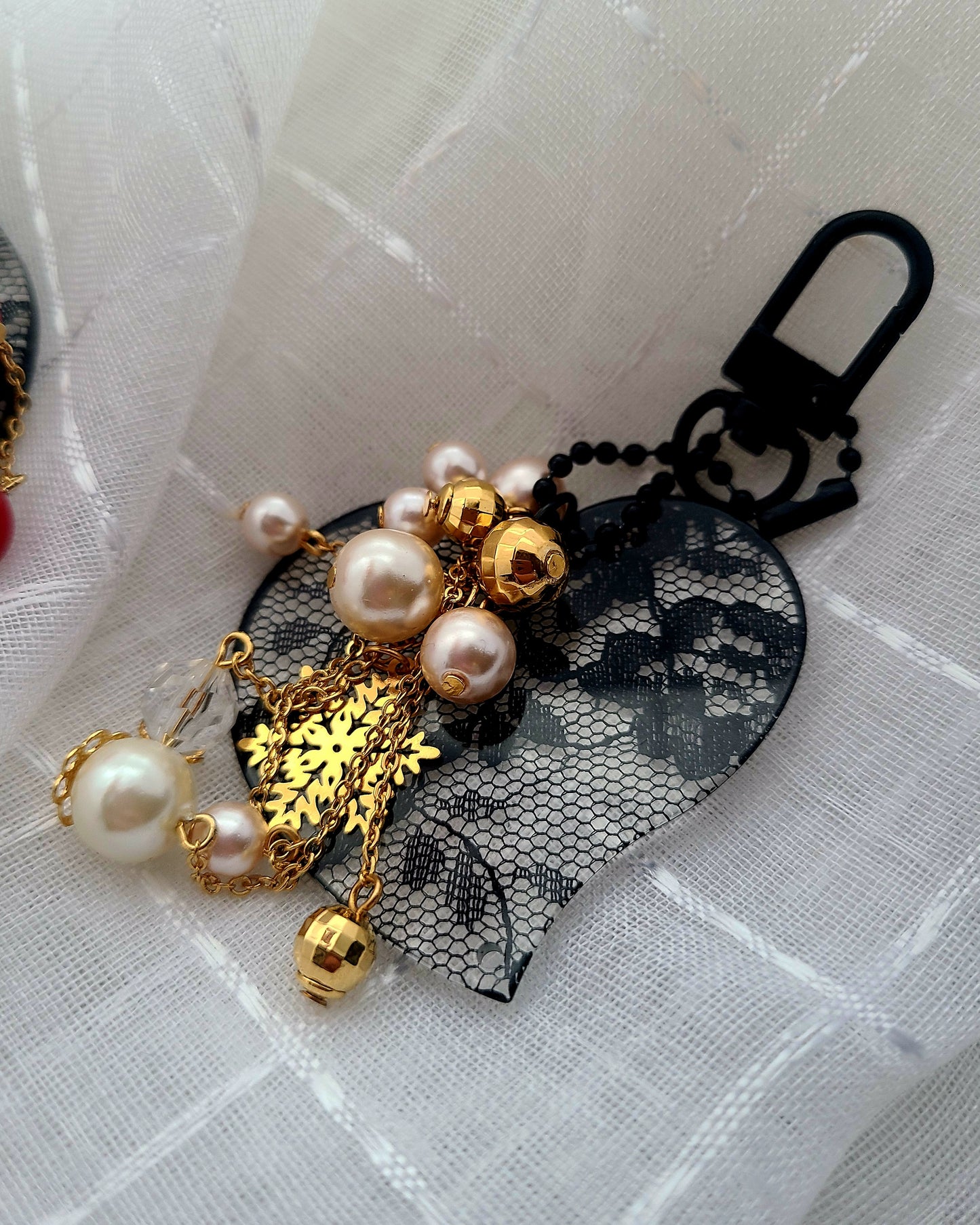 Heart Keychain, Bag Charm