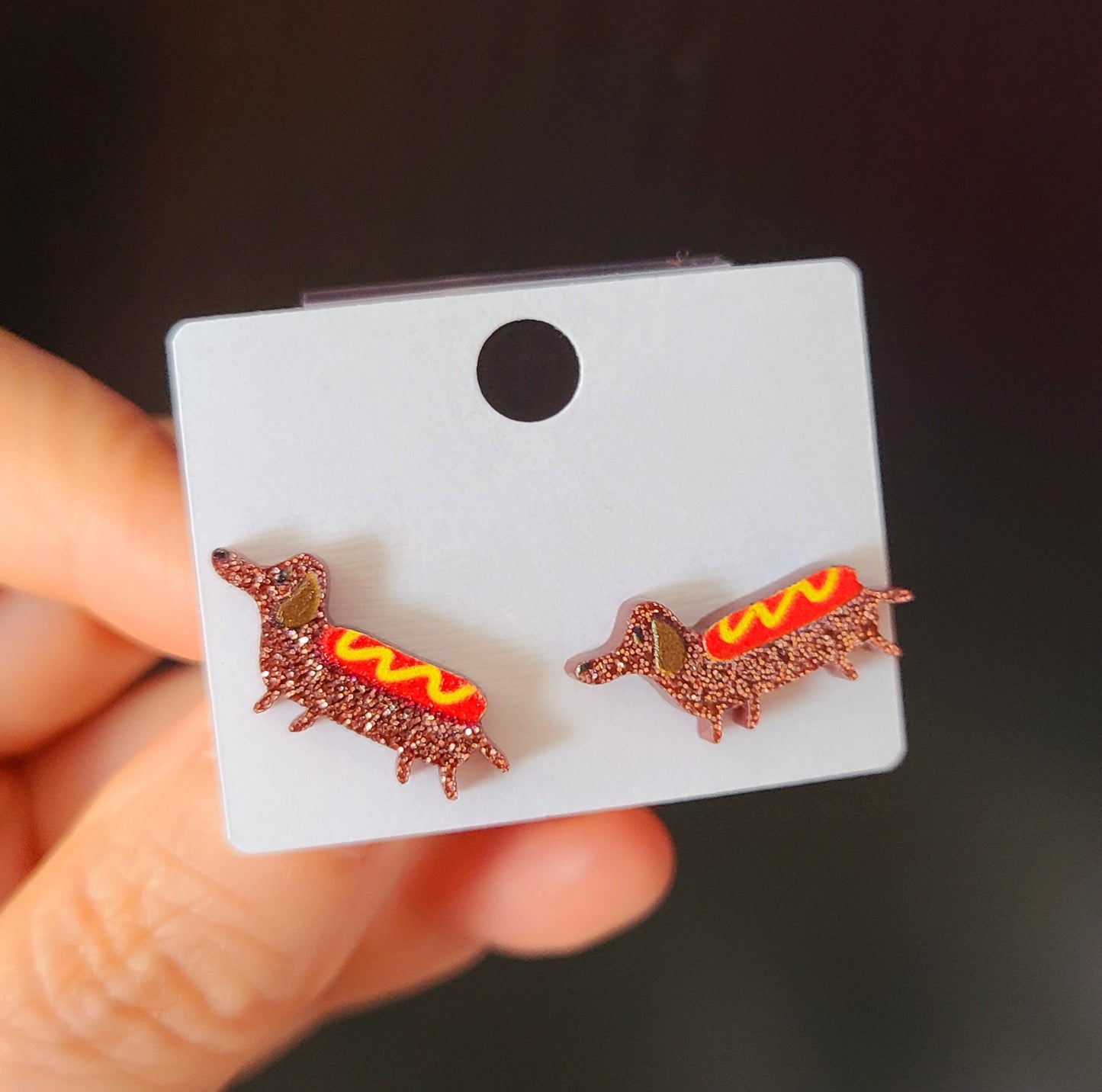 Dachshund Sausege Dog Earrings