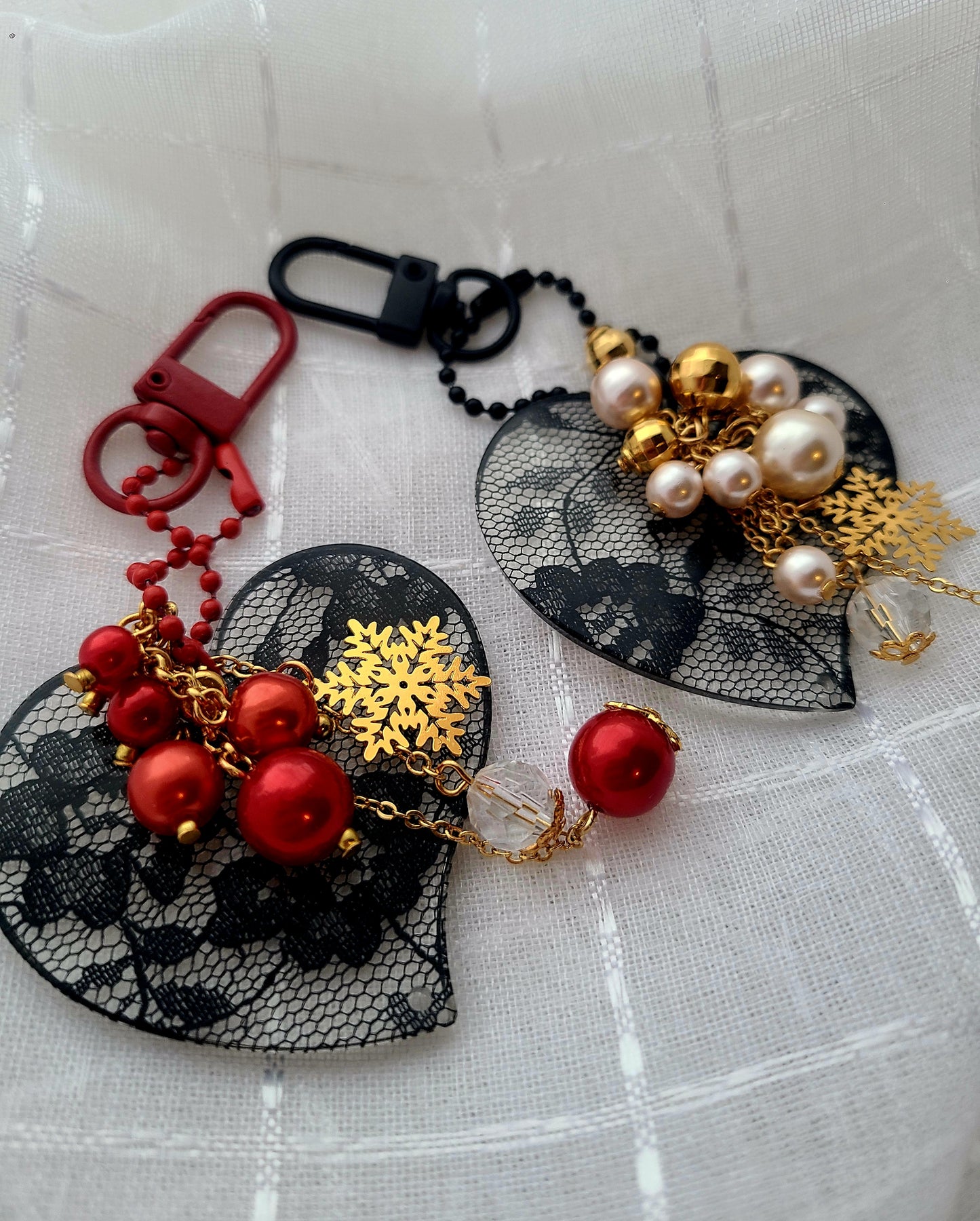 Heart Keychain, Bag Charm