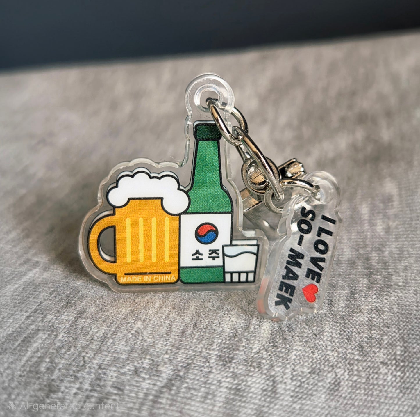 Korean So-maek Keychain