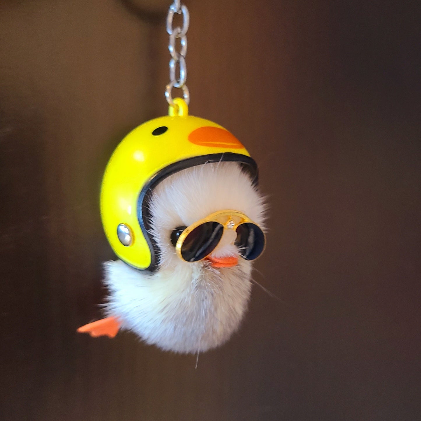 Mini Pilot Duck Keychain