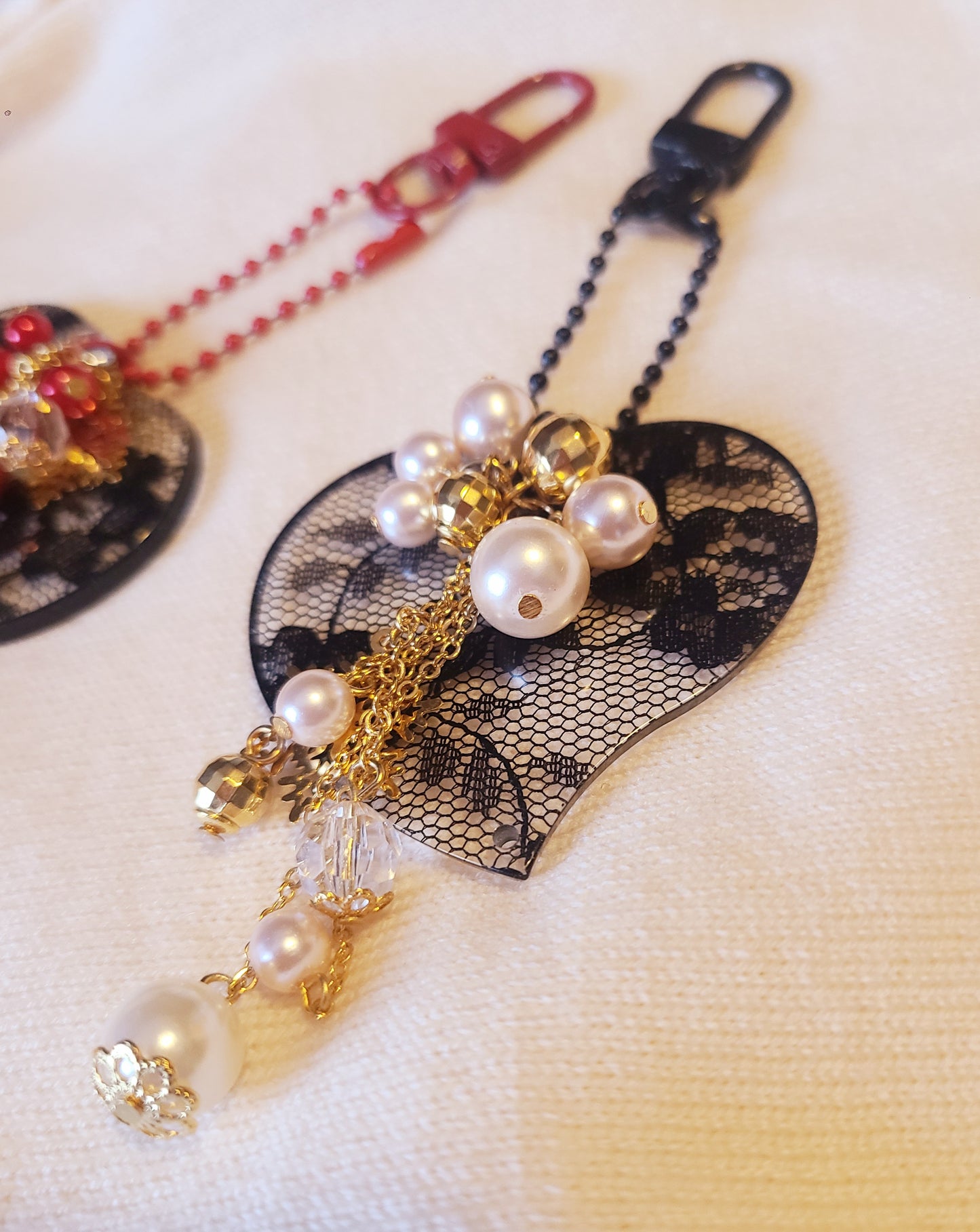 Heart Keychain, Bag Charm