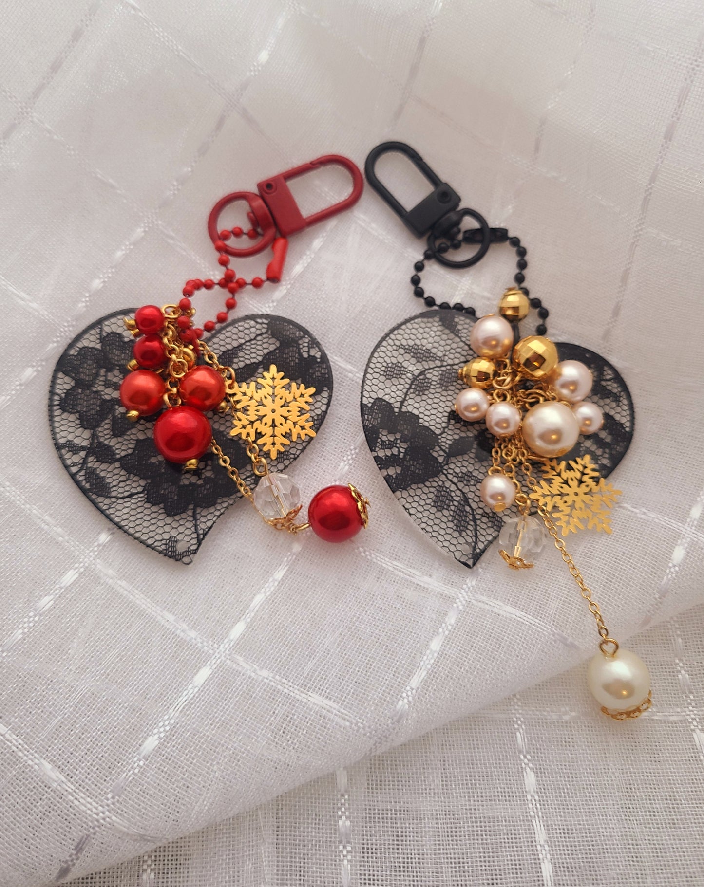 Heart Keychain, Bag Charm