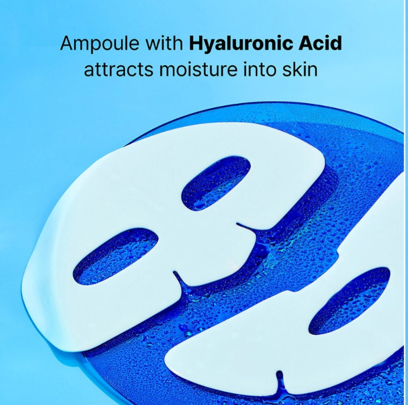 Cryo Rubber™ Face Mask with Hyaluronic Acid X 1 sheet blue
