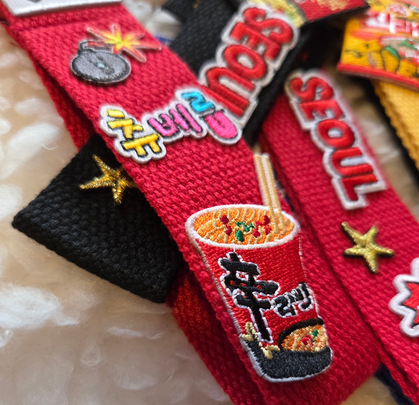 Korean Noodle Ramyun Keychain, Charm