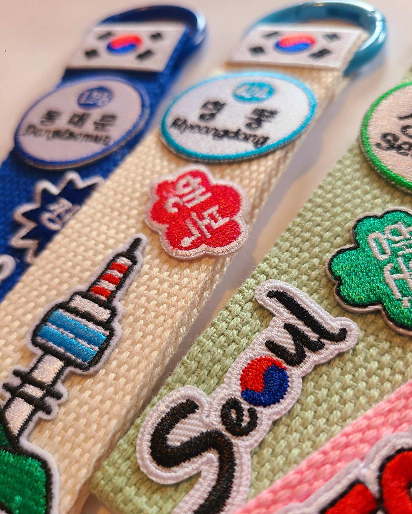 Seoul Subway station Keychain Charm