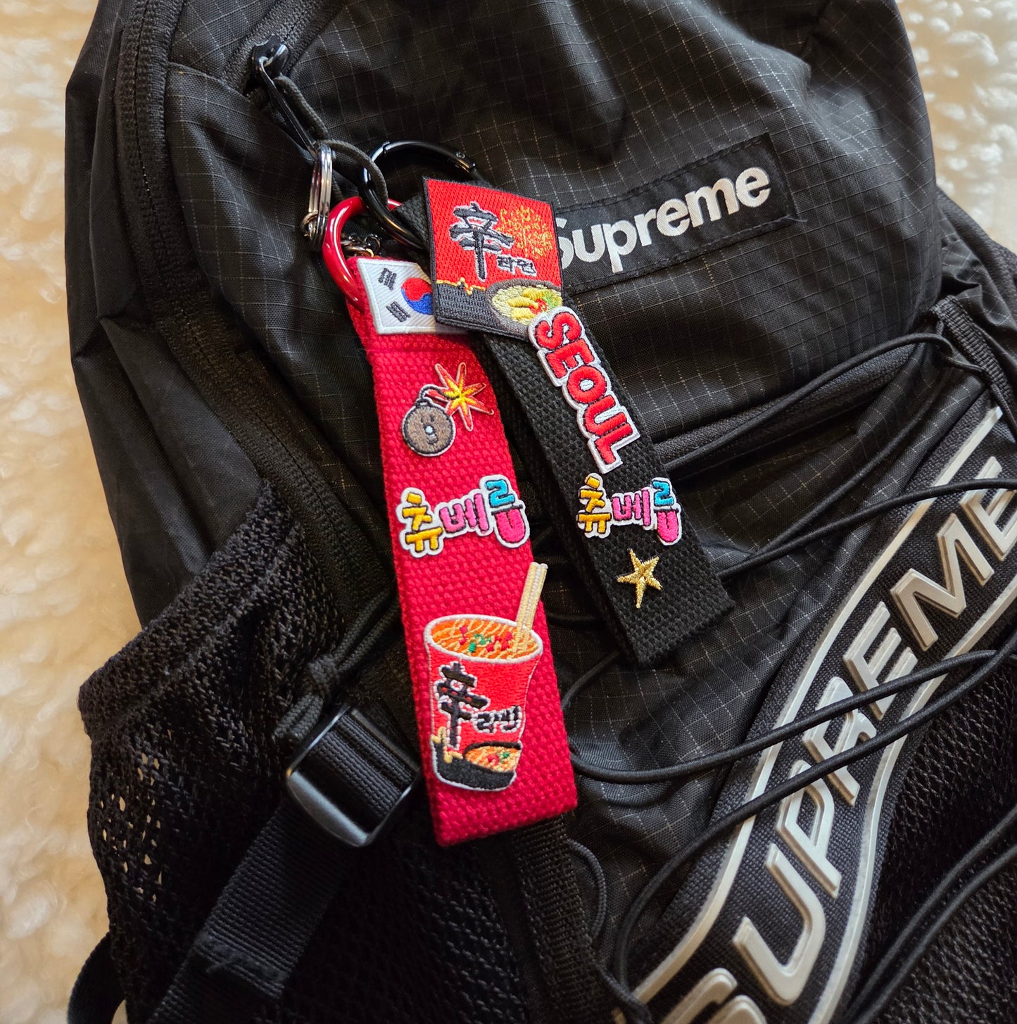 Korean Noodle Ramyun Keychain, Charm