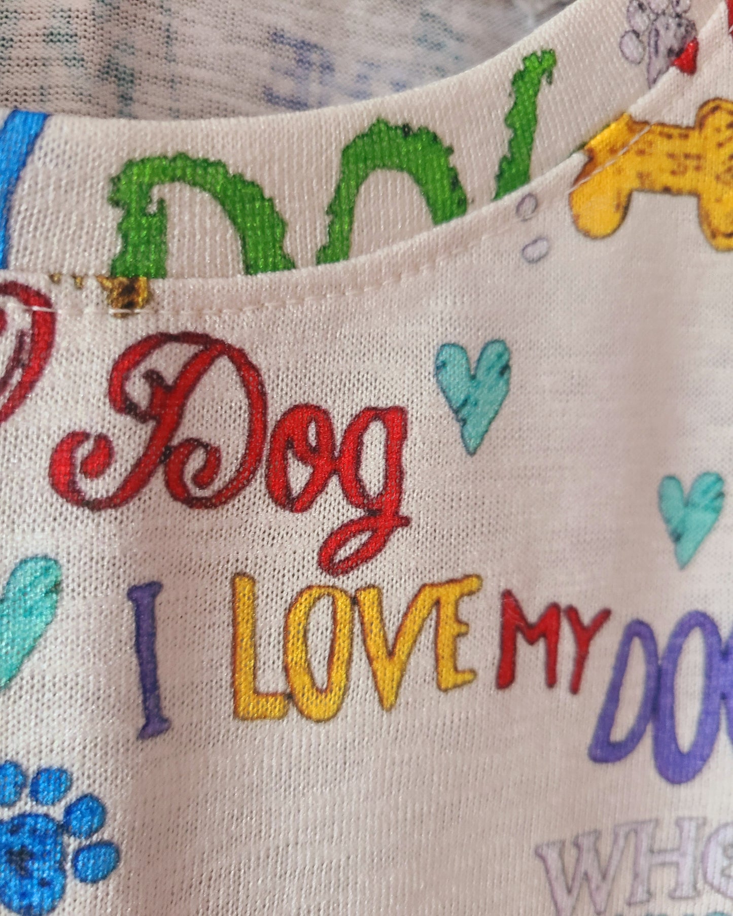 I Love My Dog Crop top