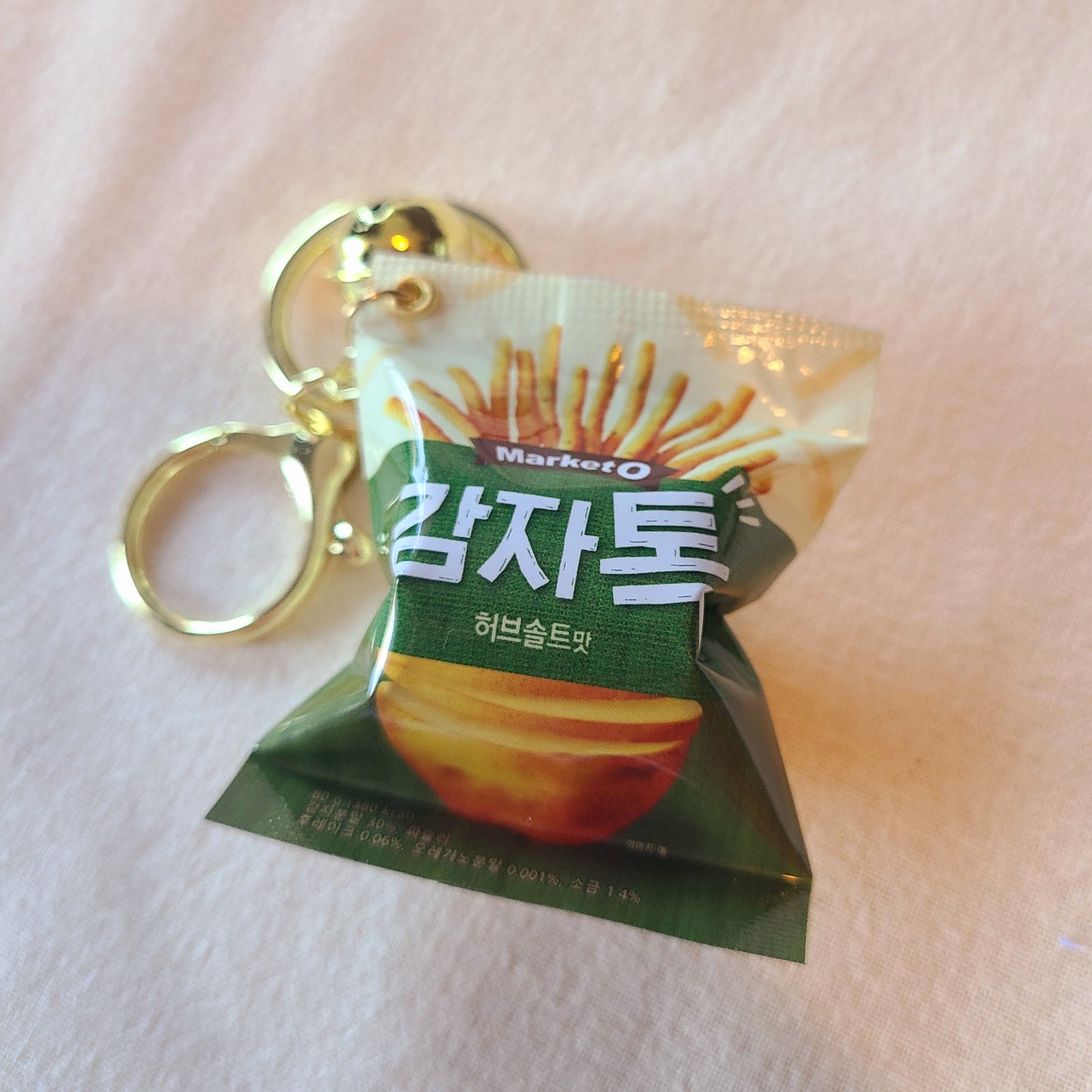 Korean snack key chain Charm for bag