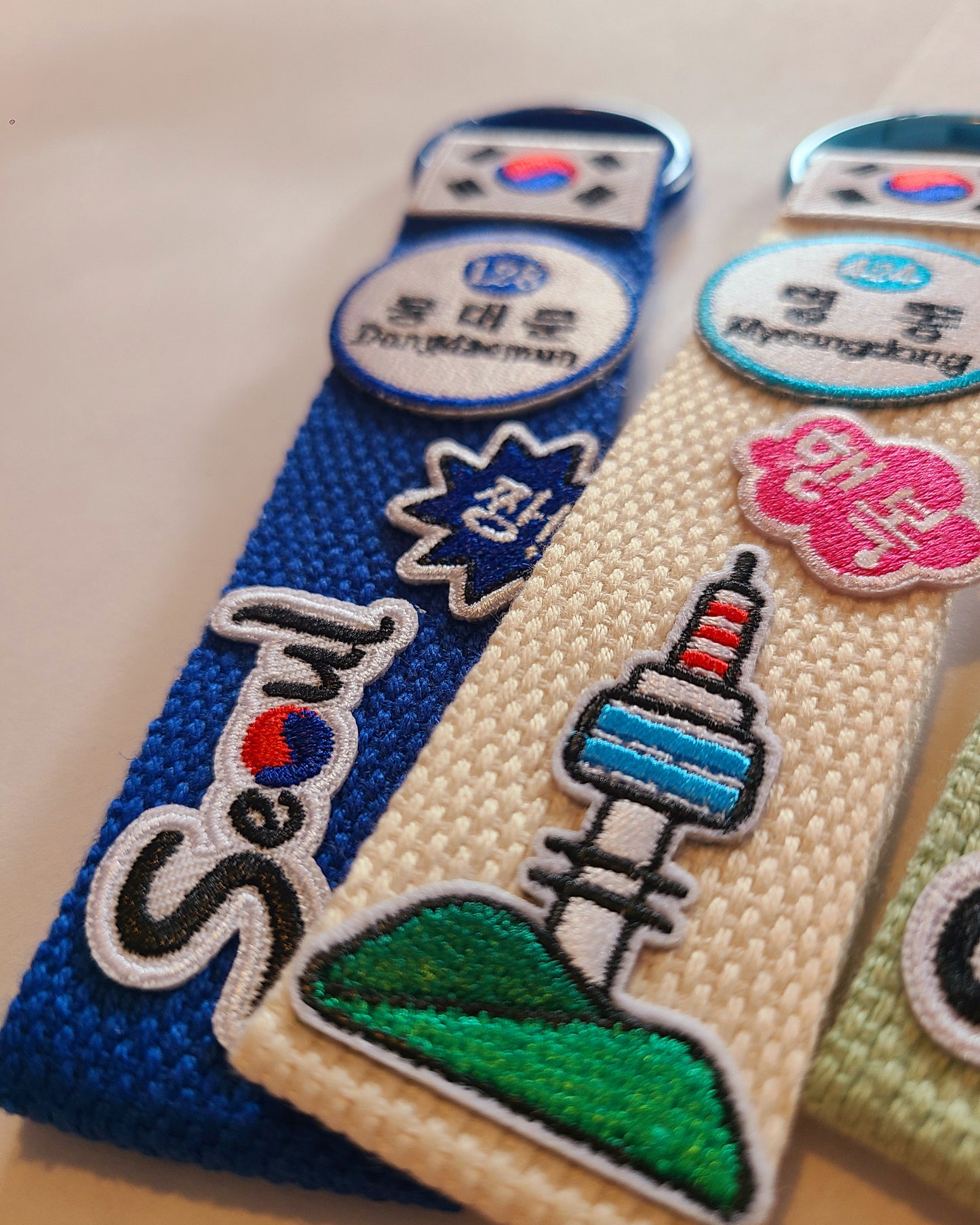 Seoul Subway station Keychain Charm