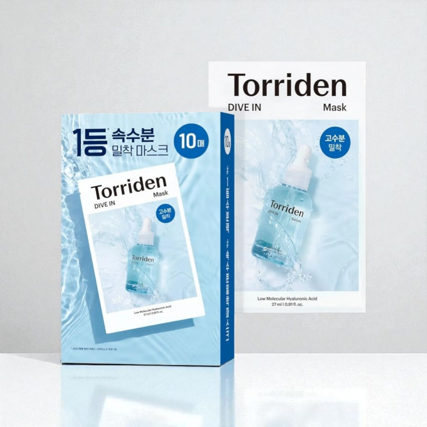 Torriden Dive in low Molecular Hyaluronic acid Mask Sheet X 10 ea