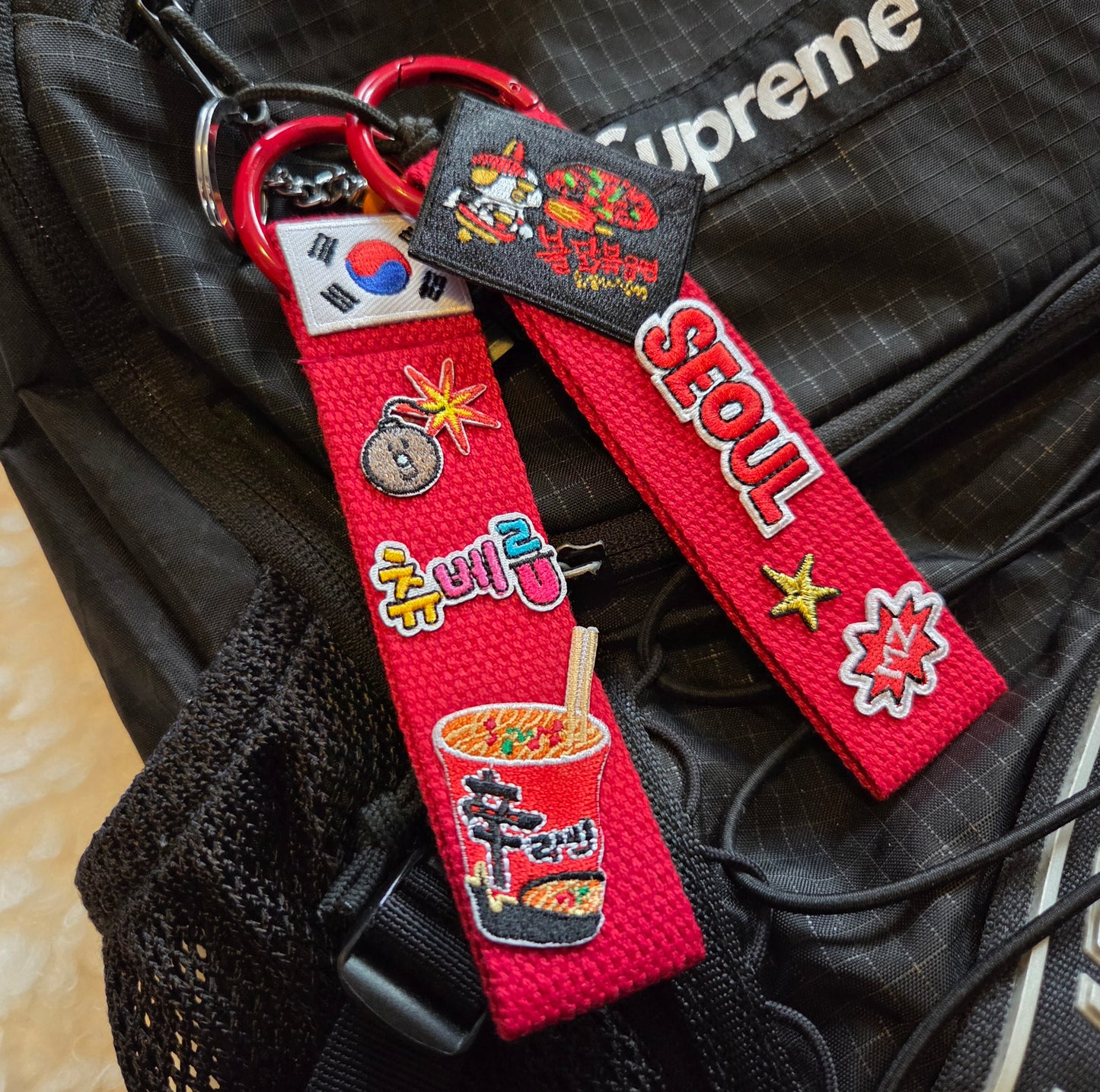 Korean Noodle Ramyun Keychain, Charm