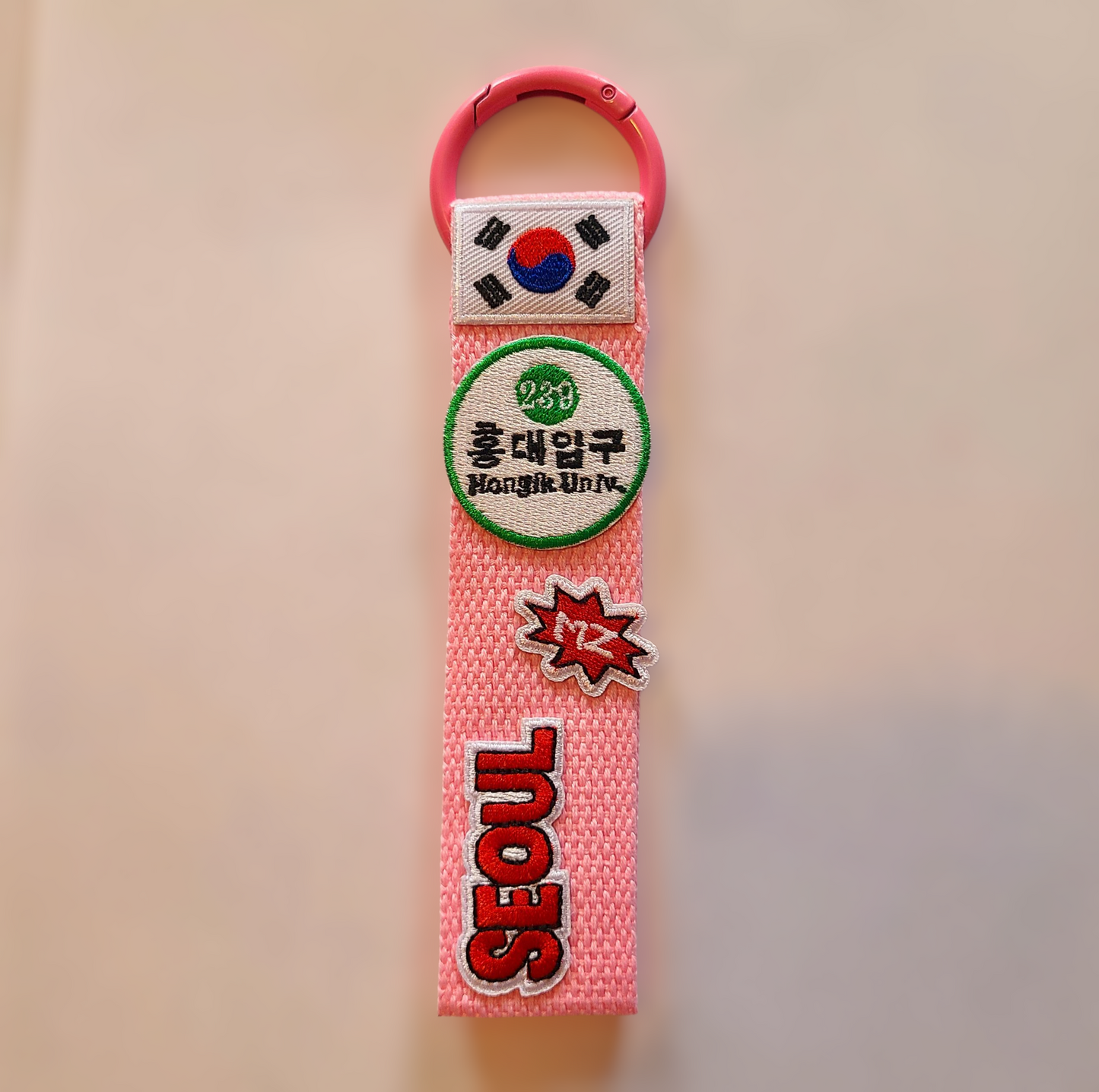 Seoul Subway station Keychain Charm